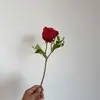 ¡Autorización! Flores Artificiales de Peonía de Alta Calidad con 2 Cabezas para Boda y Decoración del Hogar, Arreglos Florales y Exhibiciones de Flores Falsas