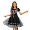Nuevo Vestido Bávaro S-5XL Alemán Oktoberfest Sirvienta Traje Étnico Tradicional