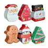 Caixa de Lata para Presente de Natal, Formato de Estrela de Folha de Flandres Embalagem de Metal para Doces, Biscoitos, Chá, Personalização pelo Fabricante