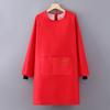 Delantal de Manga Larga de Cintura para Hogar Cocina Cocina Ropa de Trabajo para Mujer Impermeable y a Prueba de Aceite Overol Nuevo Invierno Estampado Fijo para Hombre