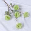 Flor Artificial con 5 Cabezas, Diente de León Pelota de Ping Pong Tallo Único, Flor Decorativa de Plástico para Boda, Accesorios de Interior, Flor Artificial Falsa al por Mayor