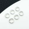Oro Real de 18K Chapado en Platino Color Plata Grueso Conservador de Color Nariz de Cerdo Bobina Oculta sobre Colgante Colgante DIY Accesorios de Joyería