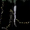 Decoración Navideña Transfronteriza de Amazon Colgante de Barra de Hielo Transparente Acrílico Colgante para Árbol de Navidad Colgante de Navidad