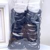 Cem acessórios de cabelo coreanos preferenciais corda básica de trança para cabelo 3 cartões Código de Barras corda para cabelo elástico anel de cabelo 2 yuans