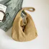 Bolso de Estilo Veraniego 2025 de Aspecto Elegante, Bolso Cubo de Hombro Rayado de Gran Capacidad, Bolso Casual de Mano para el Brazo a la Axila