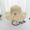 Novo Chapéu de Palha Girassol de Verão para Viagens ao Ar Livre e Férias, Chapéu de Sol Feminino com Proteção Solar Olho de Gato Ondulado à Prova de UV