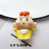 Desenho Animado Anime Cabeça Grande Crayon Shin-Chan Bola DIY Cola de Creme Capa de Celular Acessórios de Cabelo Headband Buraco Adesivo de Sapato Resina