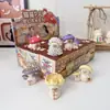 Nova Série Pai Gato Floresta dos Sonhos Caixa Surpresa Popular Desenho Animado Figurinhas de Mesa, Mesmo Estilo das do Xiaohongshu