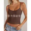 2026 Transfronteiriço Europeu e Americano Amazon Nova Roupa de Verão Feminina Gola Redonda Regata Ajustável Camisola Top Sem Mangas