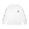 Versión Correcta Cro CH Algodón Puro de Alta Calidad Camiseta de Manga Larga Estampada para Hombre y Mujer Venta al por Mayor Artículos en Stock Venta al por Mayor Europea Americana Explosivo