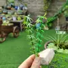 Mini árbol verde, cerezo, modelo, microadornos paisajísticos, rocalla, bonsái, paisajismo, mesa de arena, material de bricolaje