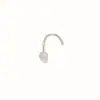 Nuevos Lanzamientos: Piercings de Acero Inoxidable 316 con Forma de Gota de Agua y Otras Formas Irregulares, de Nariz Recta, Transfronterizos Europeos y Americanos, Versátiles para el Uso Diario