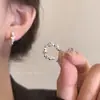 Aretes de Perlas de Plata S925 Lujo Ligero Alta Gama Moda Aretes Versátiles Diseño Nicho Simple Elegante Joyería para las Orejas