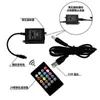 Luz Ambiental para Coche en el Coche, Encendedor USB sin Cables, Aplicación para Teléfono Móvil Controlada por Voz, Luz LED Ambiental para Pies con Infrarrojos