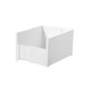 Caja de almacenamiento de gabinete estilo japonés apertura frontal en forma de U cesta de almacenamiento de clasificación diseño de ángulo recto espacio de almacenamiento lado a lado ahorro de espacio venta al por mayor