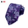 Suministro Listo 2025 Nuevo Pañuelo de Poliéster para Hombre Flor Grande Corbata Moderna Corbata para Traje de Hombre