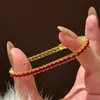 Explosões do Livro da Chapeuzinho Vermelho Ano Novo Alta Partida Pulseira de Corda Vermelha Pequena Pulseira Exquisita Raib Vermelha Tesouro Bumiyuan Feminina