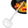 Espátula de Silicona para Cocinar Espátula de Champiñón para el Hogar Grado Alimenticio Resistente a Altas Temperaturas Antiadherente Espátula Pequeña Especial Mango de Madera
