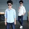 Camisa de primavera 2023 para niños versión coreana de camiseta interior de manga larga para niños color liso camisa para bebé ropa para niños una generación de pelo