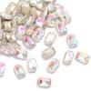 Broca de unha afiada cor de conhaque DIY com formato de cristal joia de unha acessórios para roupas strass diamante