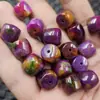 Cuentas sueltas de corte recto estilo vintage, cuentas tipo barril de jade de cuarcita rojo rosa, cuentas espaciadoras y cuentas para joyería de pulseras DIY