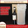 Atacado pontual engrossado 7 colunas pote de mel coluna de bolhas garrafa de vinho tinto embalagem de almofada de ar para choque