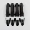 Adecuado para 09-14 Honda Honda City Aria Manija de Puerta Manija de Puerta Patrón de Fibra de Carbono Manija de Tazón de Puerta