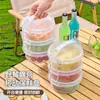 Lancheira Picnic Estilo Camping Personalizada Frutas Lanche Saída Bolsa Térmica Caixa de Armazenamento Geladeira Doméstica Crisper Especial