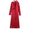 Moda Feminina Europeia e Americana Transfronteiriça Aliexpress Venda Quente Lenço Elegante com Textura de Cetim de Seda Vestido Slim