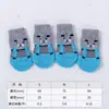 Calcetines para Mascotas Nuevos Dibujos Animados Lindos Perro Gato Anti-arañazos Antideslizantes Cómodos Suaves Suministros para Mascotas Calcetines Tejidos
