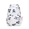 Mochila Gatinho Graffiti Fofa Leve Respirável Alça de Ombro Mochila Grande Capacidade Mochila Escolar para Estudante