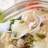 Wonton Yun Tun Artesanal Tradicional Feito na Hora Enviado na Hora Café da Manhã Nutritivo Wonton Fresco Congelado