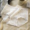 Calcinhas de Seda de Amora Antibacteriana 10A para Mulheres, Calcinhas Femininas Japonesas Florais Sem Costura, Calcinhas Triângulo Estilo Fofo para Mulheres