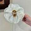 2025 Nuevo Scrunchie de Gama Alta se Encuentra con Encaje de Cuatro Capas Estilo Ballet Alice Clip Popular para Cabello Transmisión en Vivo