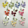 Flores Artificiais de Peônia de 6 Camadas para Decoração de Corredor de Casamento, Flores para Decoração de Salão de Casamento, Flores Artificiais de Plástico Arranjo de Flores DIY