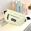 Japonês ins bolsa de cintura simples all-match homens e mulheres workwear crossbody saco peito estudante universitário grande capacidade casual urso cintura bolsa