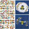 En stock Estilo Navideño Papel Estabilizador Soluble en Agua Pegajoso Estabilizador de Bordado