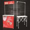 Exhibición de publicidad en vallas publicitarias, soporte de producción, soporte de exhibición promocional, estante, promoción móvil, soporte de promoción plegable, mesa de exhibición