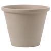 Moca Natural Liso Quema Transpirable Absorbente Maceta de Cerámica Nórdico Simple Gris Bandeja de Cinturón Grande Plantación Flores en Maceta
