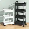 Carrinho de chão para sala de estar, cozinha, banheiro, móvel, multi-camadas, suporte para lanches, quarto, suporte de armazenamento de cabeceira