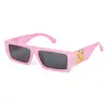 Estilo Urbano Mismo Estilo que Celebridades de Internet Gafas de Sol para Niños Gafas de Sol para Mujer Gama Alta Anti-UV Gafas de Vacaciones 131 Rt093