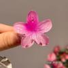 Horquilla con forma de huevo de flor de hada de colores transfronterizos europeos y americanos, pinza para el pelo con forma de flor, estilo retro, para mujer, con media cabeza de tiburón