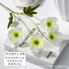 Flor de Amapola Artificial de Seda con Aspecto de Pintura al Óleo Vintage, Flor Falsa para Decoraciones de Boda, Adorno para Jarrón de Sala de Estar, Suministro Transfronterizo