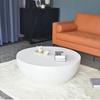 Tian Ye Nordic Round Cimento Muito Simples Criativo Terrazzo Mesa de Centro Luminosa Sala de Estar Simples Home Office