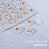Internet Red Explosivo Grasa Uñas Cuadradas Arte de Uñas Diamante Súper Flash K9 Producto Alto Cristal de Vidrio con Forma Multicorte Adornos de Diamantes para Uñas