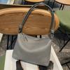 Bolso de Hombro de Moda para Mujer Bolso Tote Transfronterizo de Cuero Genuino Gran Capacidad Capa Superior Cuero Natural Bolso Almohada Cruzado 323