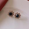 Pendientes de plata de ley vintage de la época medieval con pasador, pendientes de estilo retro de corte cruzado, pendientes de nicho, venta al por mayor para mujer