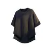 Suéter Informal de Punto Jacquard de Manga Corta con Cuello Redondo para Hombre de Verano Enbu para Adolescentes, Top de Media Manga Estilo Old Money