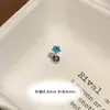 Brincos de Titânio 316L Bling Mini Estrela 4mm Zircônia Stud para Mulheres Pequena Estrela de Cinco Pontas Espiral Stud para Cartilagem do Ouvido Stud da Cóclea