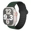 Adequado para Apple iwatch5678SE10 Pulseira Magnética de Silicone Líquido de Três Argolas Duas Cores Ultra Watch
